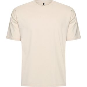 Mario Russo Oversized T-shirt - T-shirts Heren - Katoen - M - Ecru