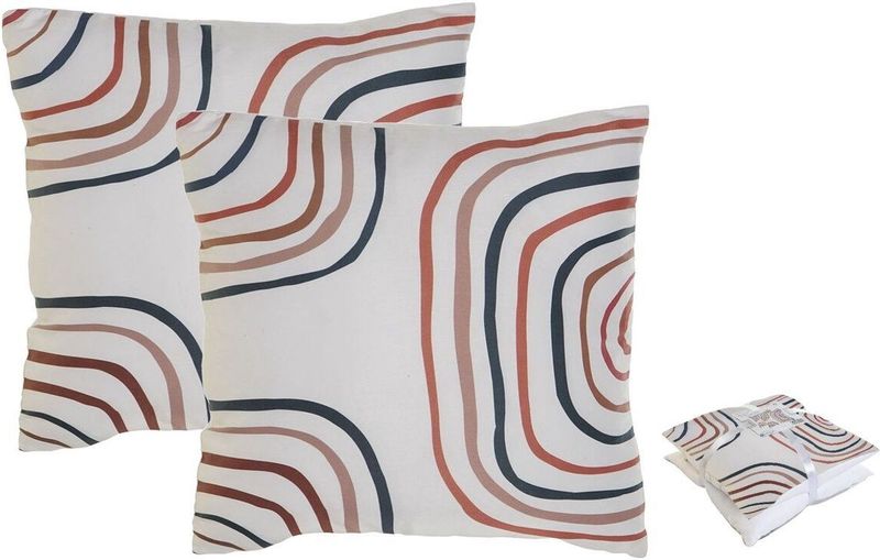 ESPRIT - Kussenset - Regenboog - 45 x 5 x 45 cm - 2 Stuks