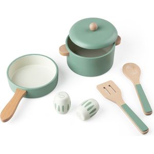 Sebra speelgoed pannenset 7-delig - groen
