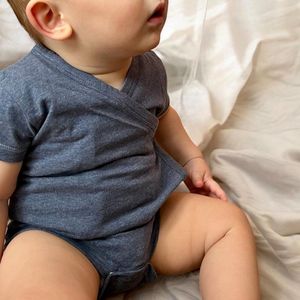 Kimonolichaam met korte mouwen OrganicEra Biologische Baby Kimonobody