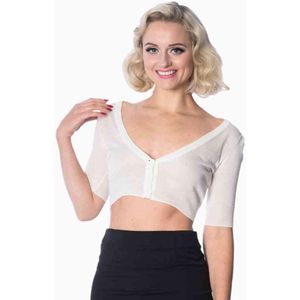 Dancing Days - BOBBY BASICS Cardigan - 3XL - Wit