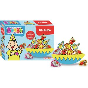 Bumba spel - Balanza - houten stapel spel met 10 figuurtjes