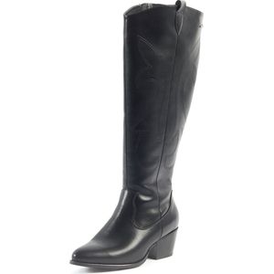 XL laarzen voor brede kuiten - Model Vanessa. Black23. 40