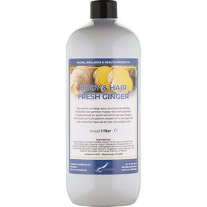 Body & Hair Fresh Ginger 1 liter - 2 in 1 voor lichaam en haar.