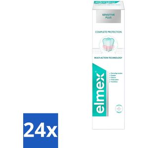 Elmex - Tandpasta - Sensitive Plus - Complete Care - 75 ml - Voordeelverpakking - 24 stuks