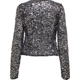 ONLY - ONLPALEMA - Pailletten Top - Dames - Lange Mouwen