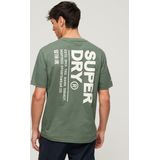 Superdry - Utility Sport Logo T-shirt - Heren - Losse Pasvorm