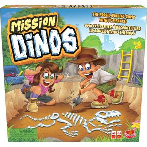 Dig em Up Dino's - Kinder Bordspel | Leer en verzamel dino's vanaf 4 jaar | 2-4 spelers