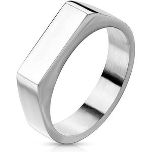 Ring Dames - Ringen Dames - Ring Heren - Ringen Mannen - Ringen Vrouwen - Heren Ring - Zegelring - Zegelring Heren - Zilverkleurig - Zilveren Ring Dames - Ring - Ringen - Sieraden Vrouw - Icon