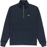 Quiksilver - Keller - Sweatshirt - Blauw - Fleece - Halve Rits