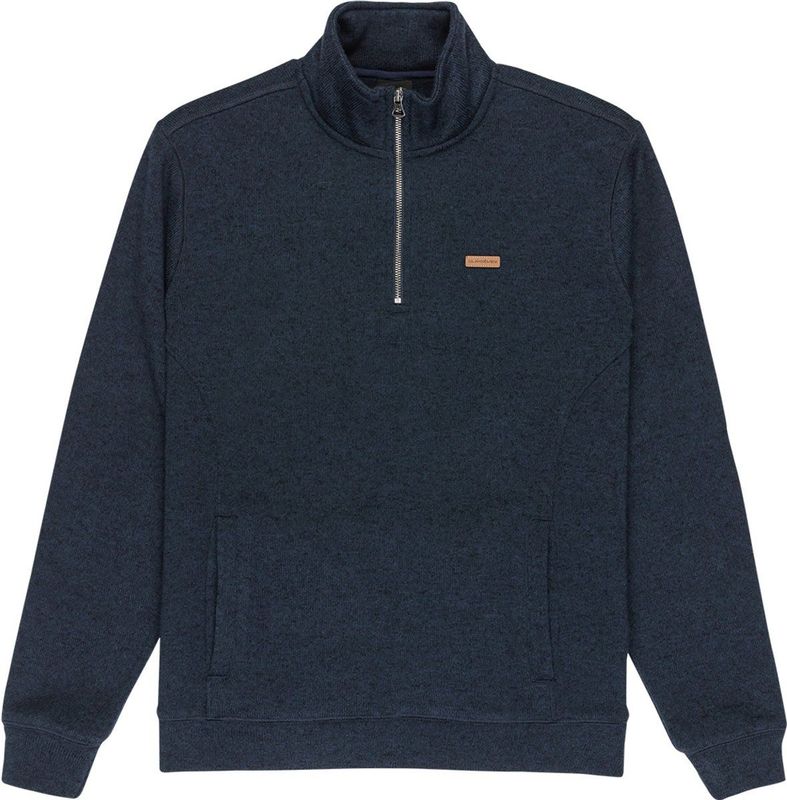 Quiksilver - Keller - Sweatshirt - Blauw - Fleece - Halve Rits