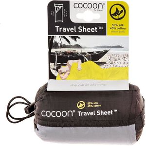 COCOON TRAVELSHEET 55% SILK / 45% COTTON - NATURAL