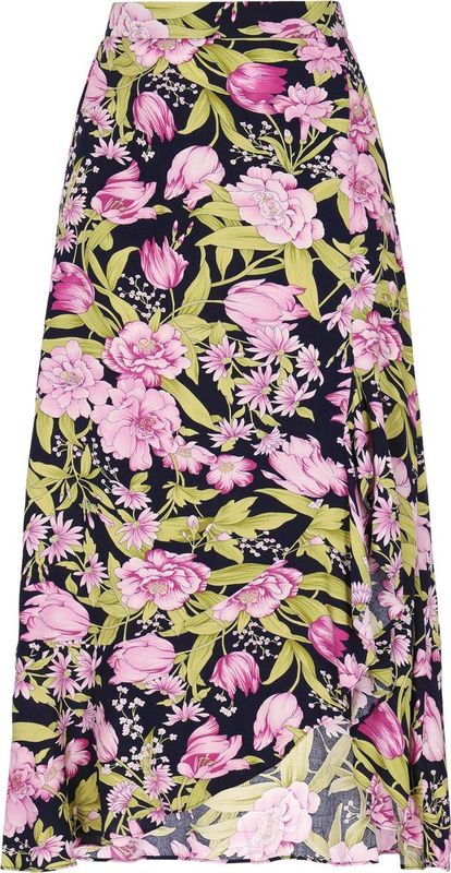 Usha - A-lijnrok - Midi - Floral Print - Fashion Look Collection