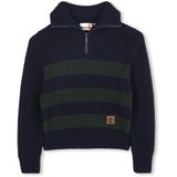 Timberland Blouse m. Rits - Gebreid - Navy/Groen - Timberland - 10 jaar (140) - Shirts