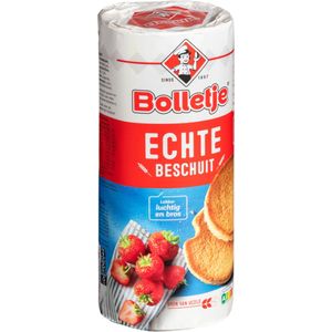 Bolletje - Beschuit Naturel - Krimp van 4 Rollen - Combi Verpakking - Broodvervangers