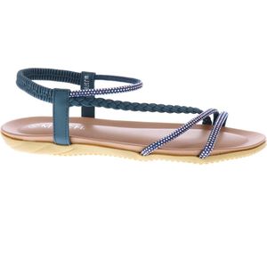 Mrch Label Faye Dames Sandalen - Slippers - donkergroen 37