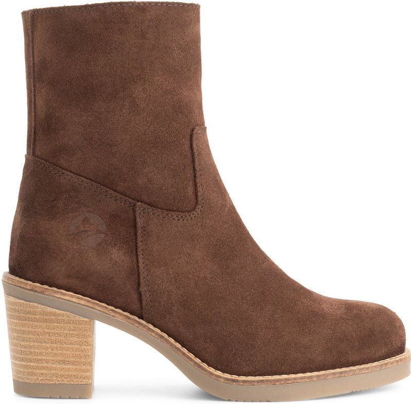 Travelin' - Indre - Enkellaarsjes - Donkerbruin - Leer