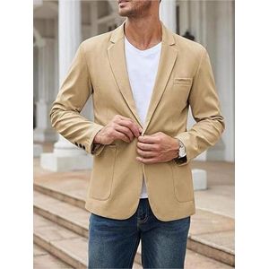 Heren casual Colbert Sjas,lichtgewicht ongevoerde