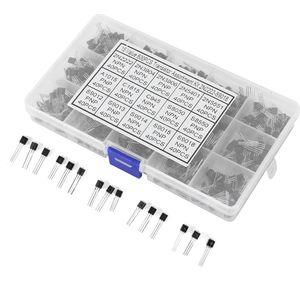 Transistors Assortment Kit, Current Amplification PNP Transistor High Dielectric Strength for Noncontacting Switch for Controling Current
