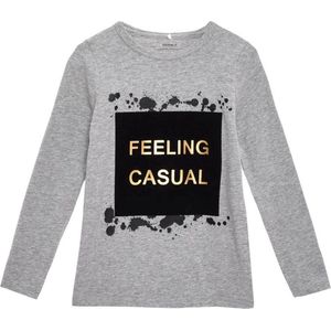 Tshirt NITLEISA, feeling casual (Licht grijs) - 116