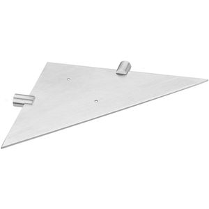 Cosmic Brand - Doucherek Geborsteld Roestvrij staal - Doucherekjes - 23.5 x 23.5 x 1.6 cm