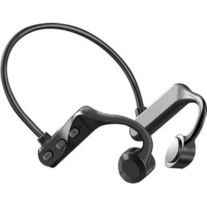 FOXSPORT Bone Conduction Headphone - 5.3 Bluetooth open ear Koptelefoon - Bone Conduction Koptelefoon - IPX5 waterdicht - Sport oordopjes - Draadloos - Zwart