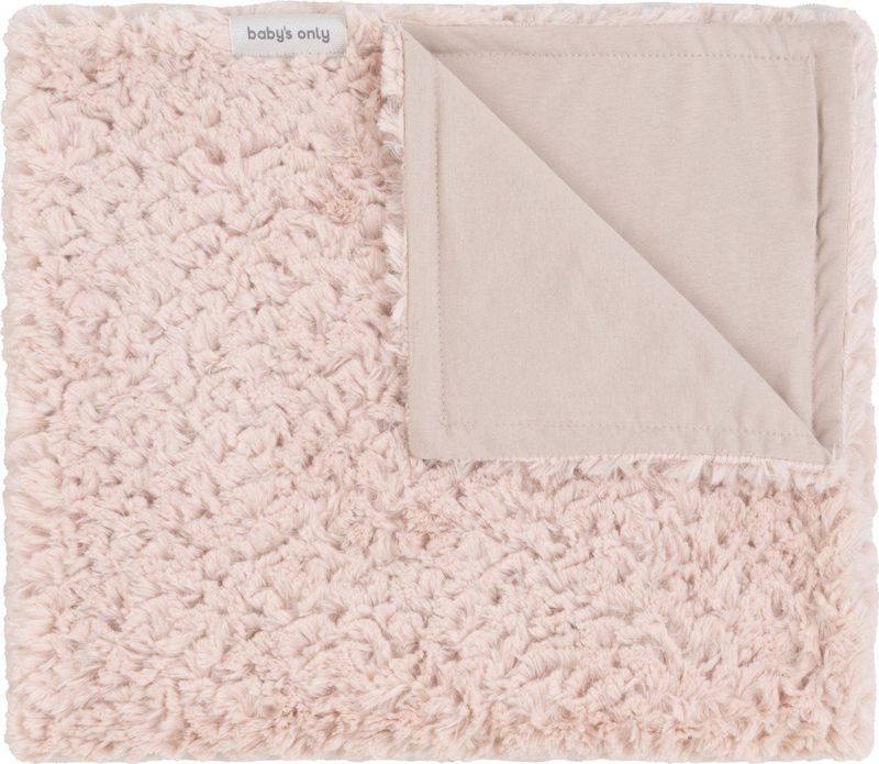 Baby's Only - Snow - Deken - Oud Roze - 100x135 cm