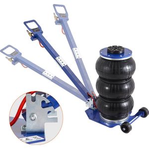 VEVOR - Pneumatische Luchtkrik - Blauw - 3 ton - Hefhoogte 140-450 mm