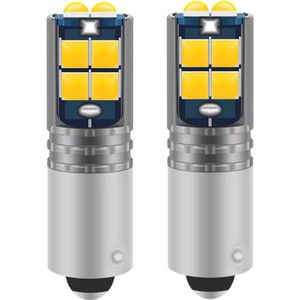 TLVX BA9S LED Extra Fel – Autolampen set – Canbus – H6W T4W – Bayonet sluiting – Draai lamp – Stadslicht – Interieur Lampen Verlichting– 6000K Wit licht – Storingsvrij –12V – Parkeer lampen – Stadsverlichting LED (2 stuks)