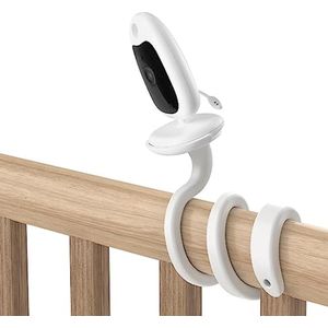 Babyfoonhouder voor videobabyfoon met camera - Draagbare Vox-functie, Temperatuursensor, Nachtzicht, 2,4 GHz, Flexibele Standaard