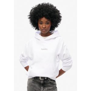 Superdry Core Logo City Loose Hoodie Wit Vrouw