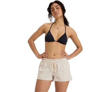 Roxy - Korte Broek - Vlaslinnen en Viscose - Blauw - Relaxed Model