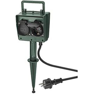 4-voudige Tuincontactdoos IP44 - Spatwaterdicht en Geschikt voor Buiten