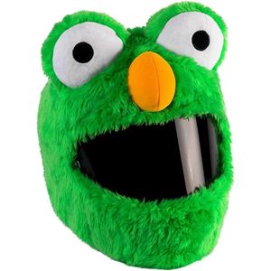 Elmo Groen Helmhoes - Motor - Scooter - Fiets - Universeel - Accessoire - Grappige hoes