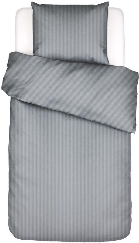 Essenza - Coletta - Dekbedovertrek - Grijs - 1 Persoon - Set 140x200/220 + 1 Sloop