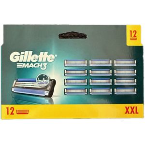 Gillette Mach3 scheermesjes - XXL voordeelverpakking - navulmesjes 12 stuks