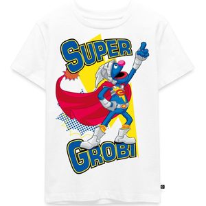 Sesamstraat Super Grobi Superheld Premium T Shirt Kinderen