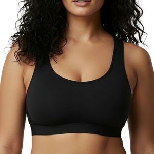 Naadloze Push Up BH - Maat XL - Zwart - Shapetape - BH Dames Zonder Beugel - Naadloze BH - Comfort BH - Magic Bra - Brede bandjes - Beha met Sluiting - Niet-voorgevormde BH - BH met Vulling