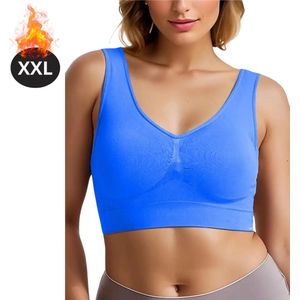 Bovista BH Zonder Beugel - Zonder Bandjes - Push-up Bh's - Comfort Beha - Gemengd - Comfortabel - Koningsblauw - Maat S