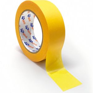 4Paint Schilderstape 36MM x 50M Goud - Professionele Brede Afplaktape Schilderen - Premium Masking Tape Gold - Topkwaliteit Verftape Geel - Vergelijkbare Frog Tape