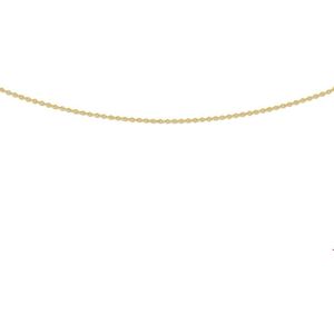 Collier - Anker Plat - 0,8 mm - 14K Geelgoud