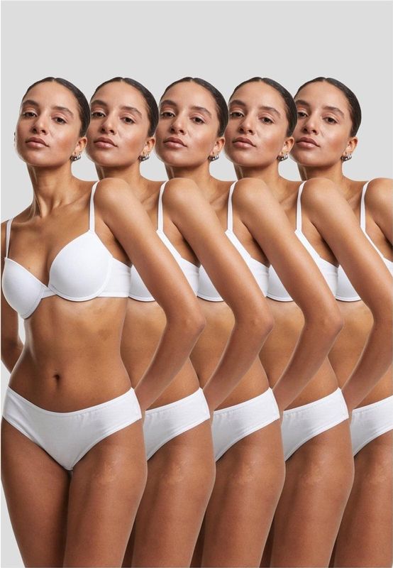 Urban Classics - Basic Brazilian - Katoenen Damesslip - Set van 5