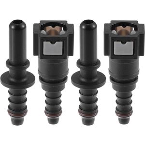 Nordivar - SAE naar 8mm rechte auto brandstofleiding snelkoppeling ontkoppelingsslang 2 sets