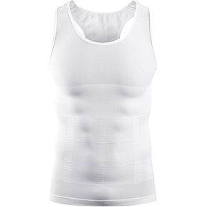 Jumada's - Corrigerend hemd - Compressiehemd - Shapewear - Mannen - Wit - Maat S