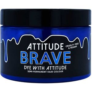 Attitude Hair Dye - Brave Semi permanente haarverf - Blauw/Chroomkleurig