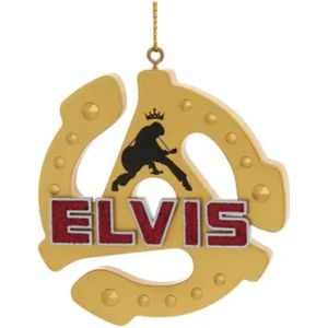 Kurt S. Adler - Elvis Presley 45 Adapter Ornament 7,5cm