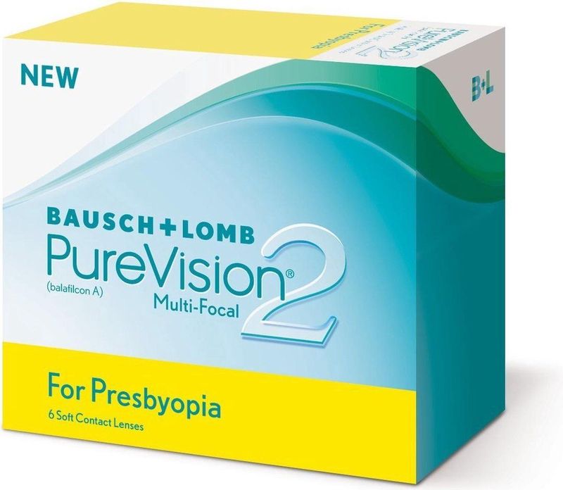 Bausch + Lomb - PureVision 2 For Presbyopia - Maandlenzen - 6 Pack