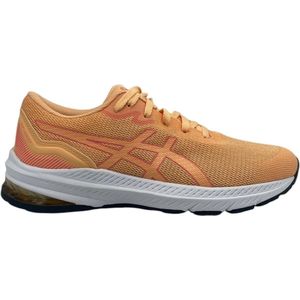 Asics GT-1000 11 GS junior sportschoenen - gymschoenen - hardlopen - Gel zool - Oranje/wit - Maat 40