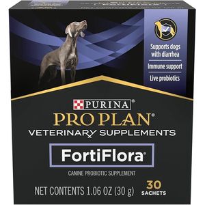 Purina Pro Plan Veterinary Supplements FortiFlora Dog Probiotic Supplement, Canine Nutritional Supplement - 30 Ct. Box Visit the Pro Plan Veterinary Diets Store