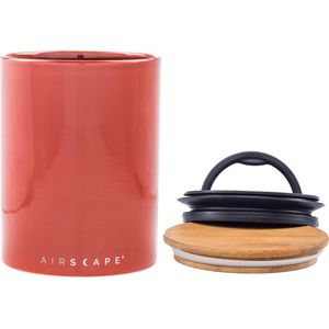 Airscape® Ceramic 500gr. - voorraadpot -voorraadbus - vershouddoos - voedselveilig - BPA vrij - koffiepot - Rood – Red Rock